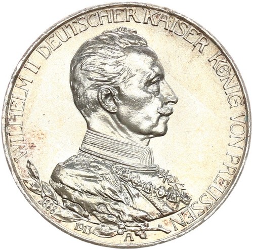 Preußen wilhelm 3 mark - preußen, ii.