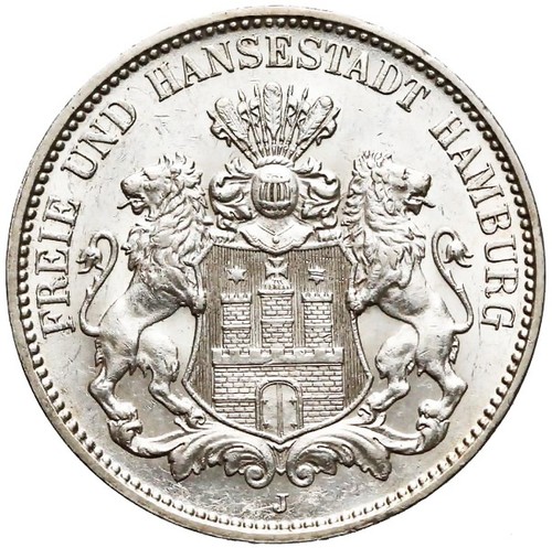 Hamburg mark 1913 j - mark,