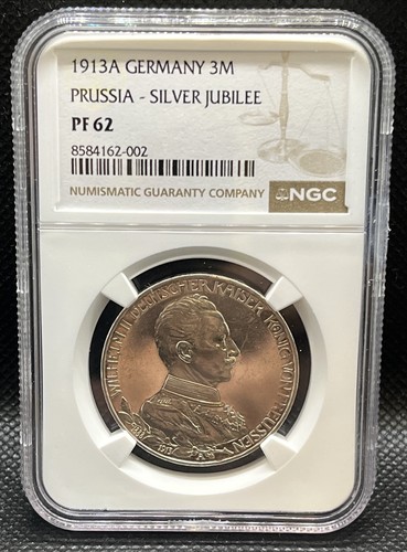 Prussia mark 1913 silver - 3, a