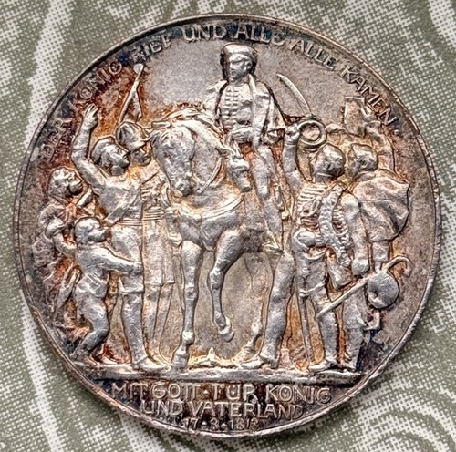 Preußen mark 1913 wilhelm - 3, a